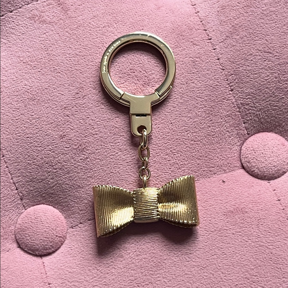 kate spade box keychain/bag charm